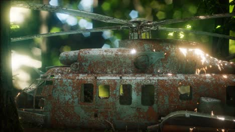 old-rusted-military-helicopter